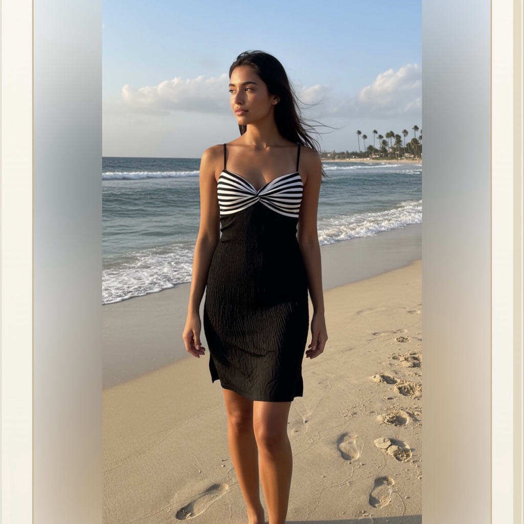 Lvlx Black Mini Dress